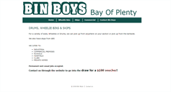 Desktop Screenshot of binboysbop.co.nz